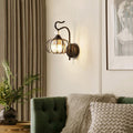 Pumpkin Globe Iron Glass Wall Lamp