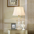 Frustum Cone Crystal Copper Table Lamp