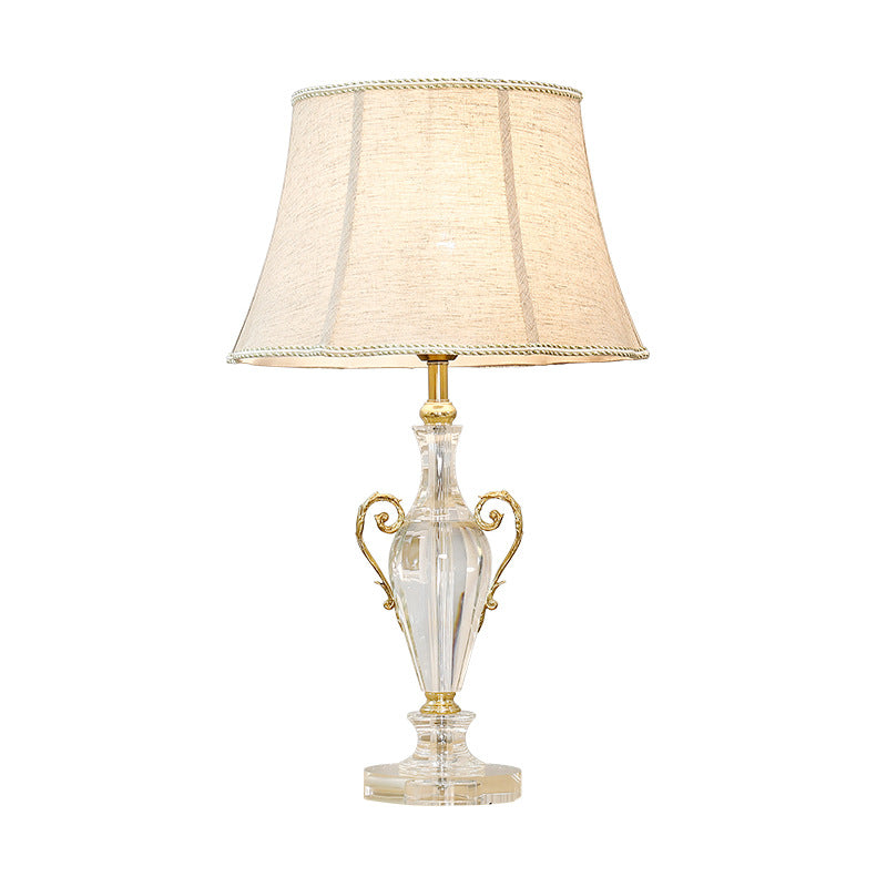 Frustum Cone Crystal Copper Table Lamp