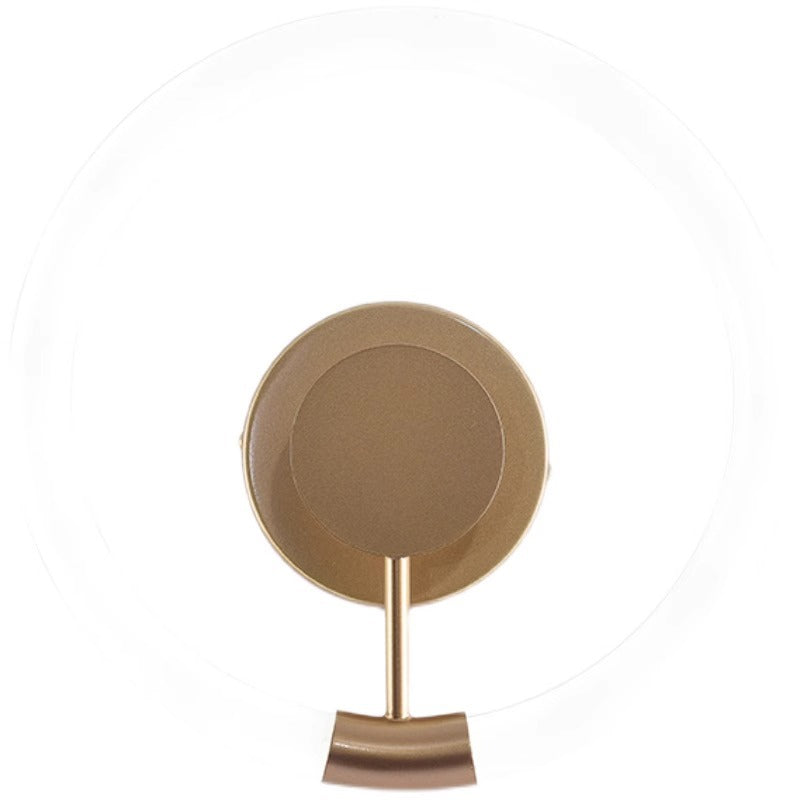 Round Iron Acrylic Bedroom Wall Lamp