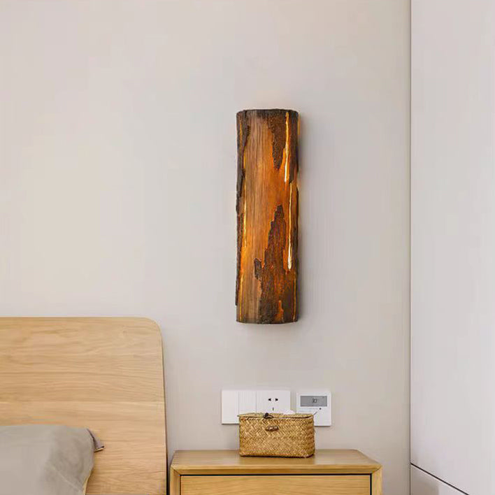 Rectangular Resin Bedroom Wall Lamp