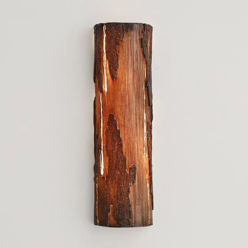 Rectangular Resin Bedroom Wall Lamp