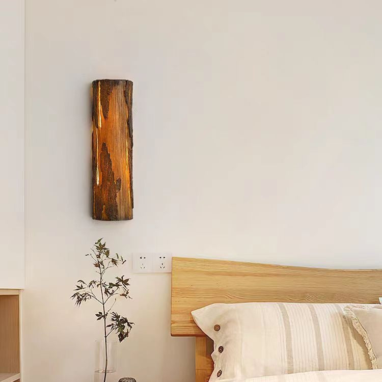 Rectangular Resin Bedroom Wall Lamp