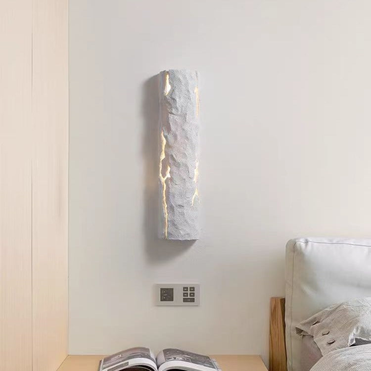 Rectangular Resin Bedroom Wall Lamp