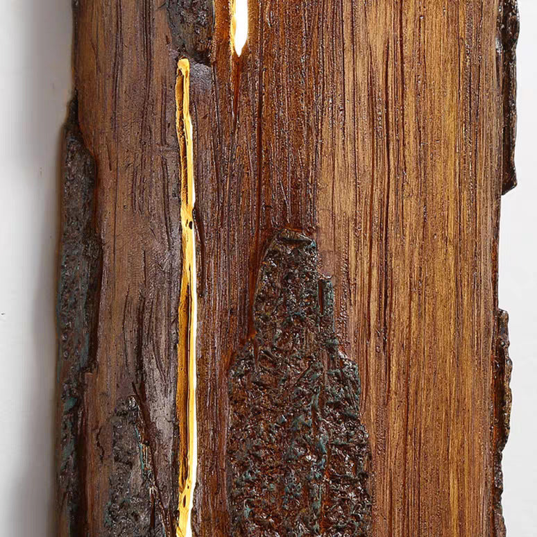 Rectangular Resin Bedroom Wall Lamp