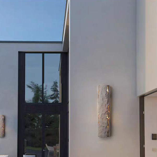 Rectangular Resin Bedroom Wall Lamp