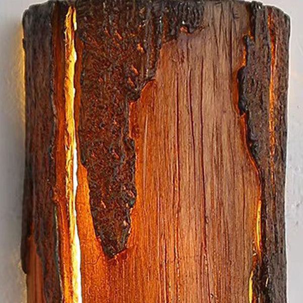 Rectangular Resin Bedroom Wall Lamp