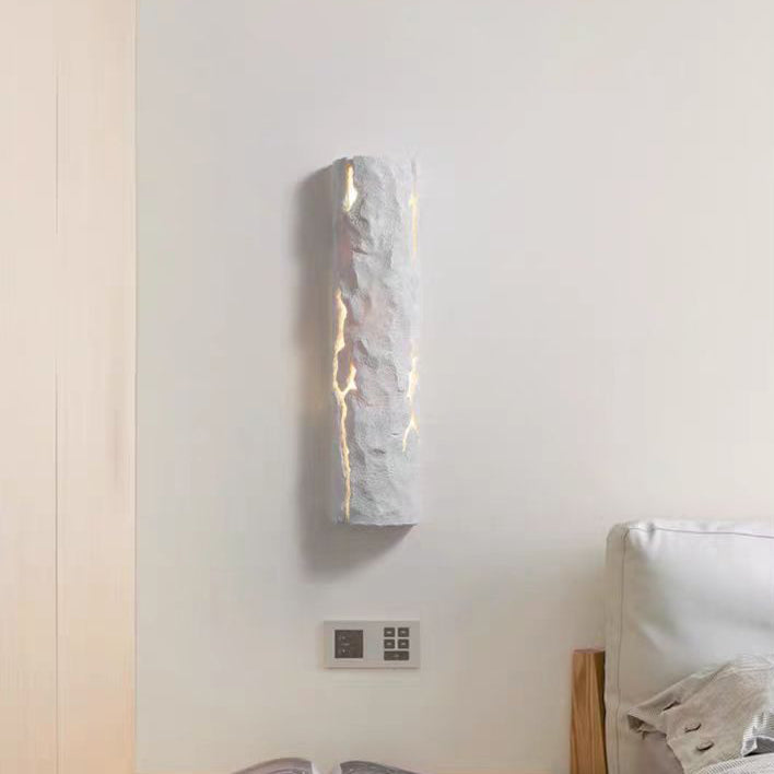 Rectangular Resin Bedroom Wall Lamp