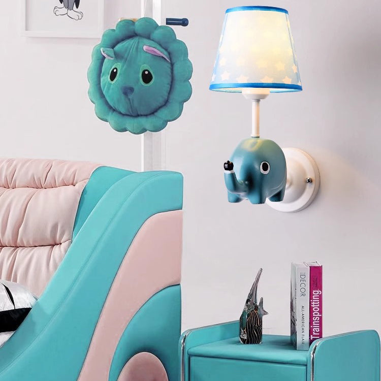 Kids Cartoon Frustum Cone Wall Lamp