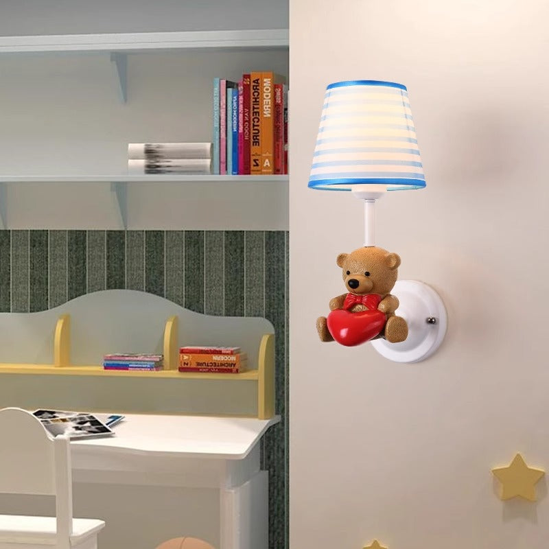Kids Cartoon Frustum Cone Wall Lamp