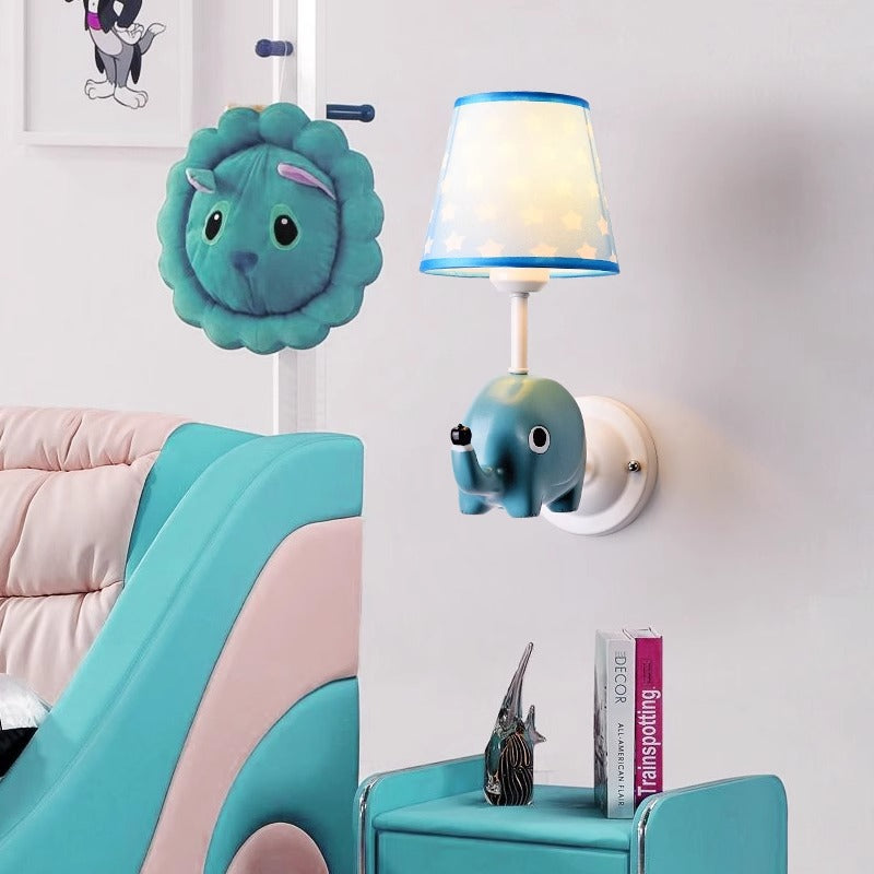 Kids Cartoon Frustum Cone Wall Lamp