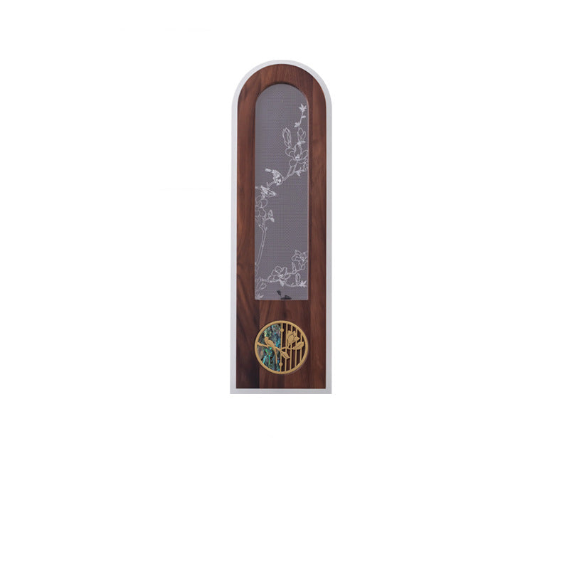 Rectangular Black Walnut Acrylic Wall Lamp