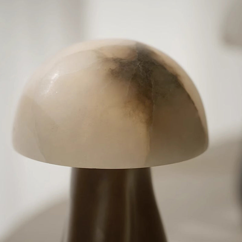 Mushroom Marble Bedroom Table Lamp