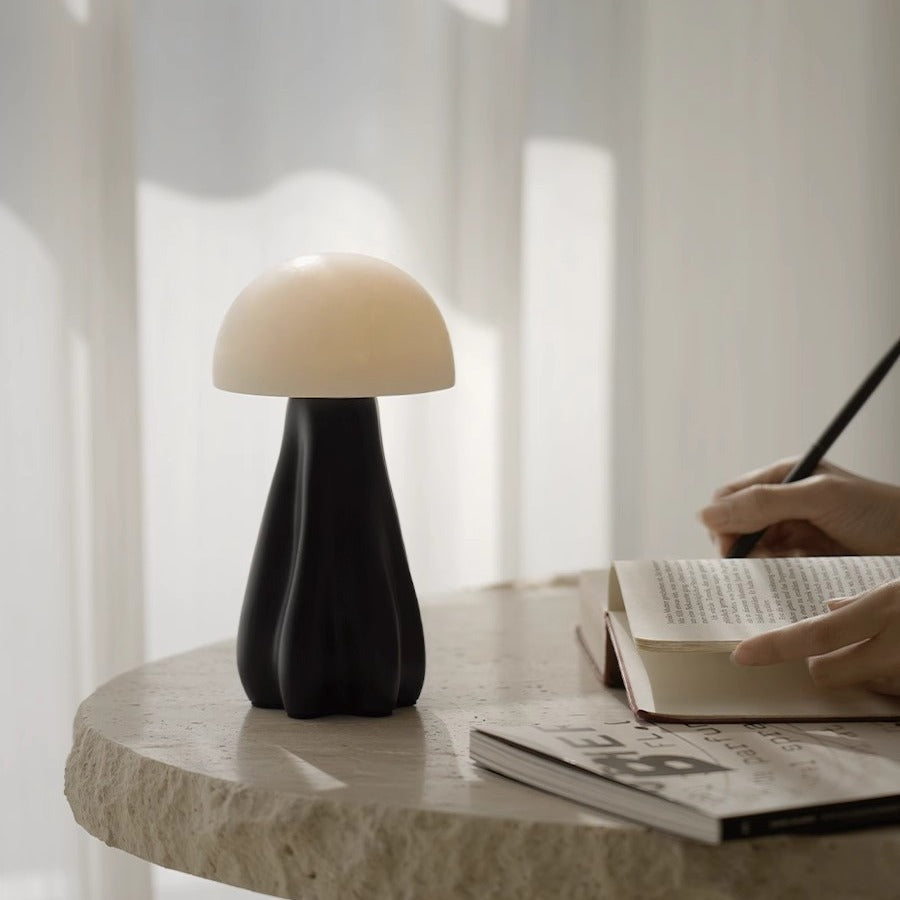 Mushroom Marble Bedroom Table Lamp