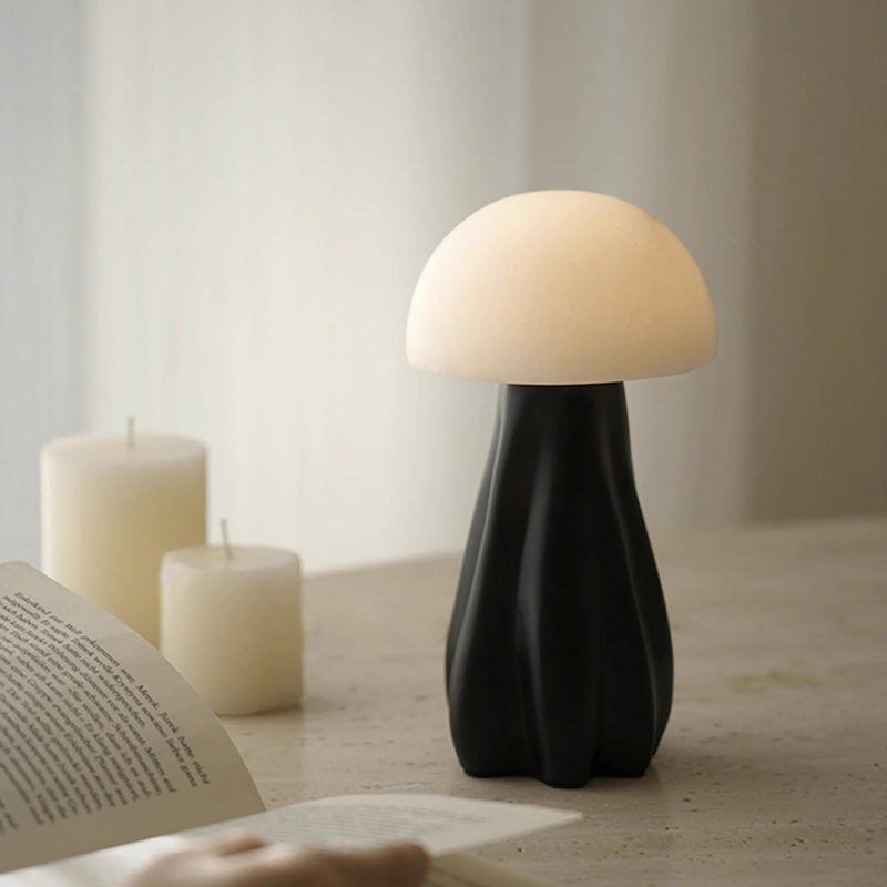 Mushroom Marble Bedroom Table Lamp