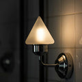 Cone Iron Glass Hallway Wall Lamp