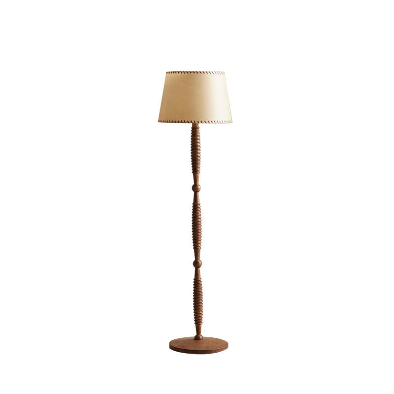 Frustum Cone Solid Wood Floor Lamp