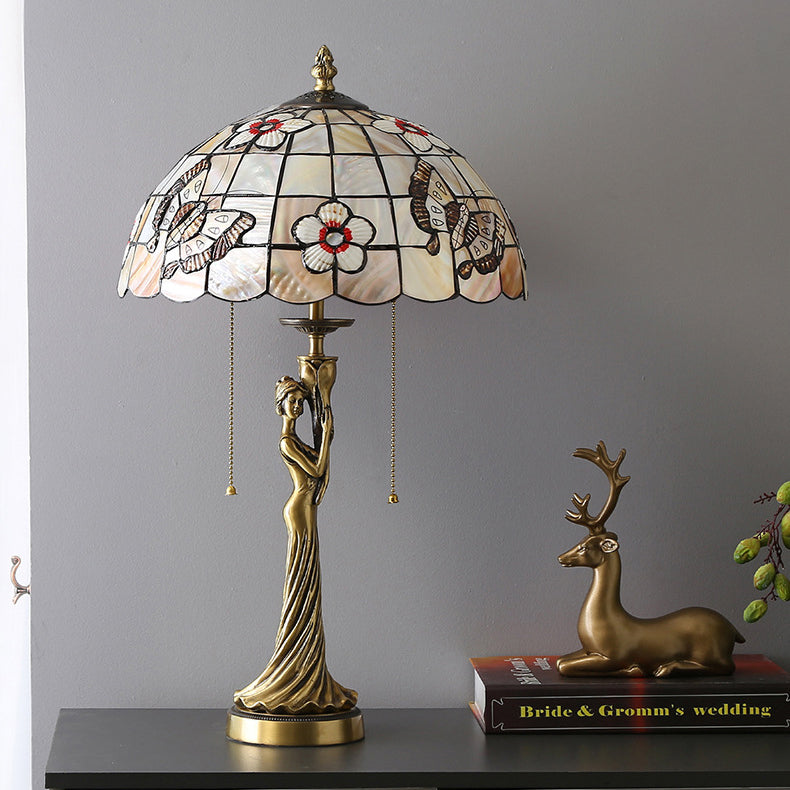 Goddess Dome Copper Shell Table Lamp