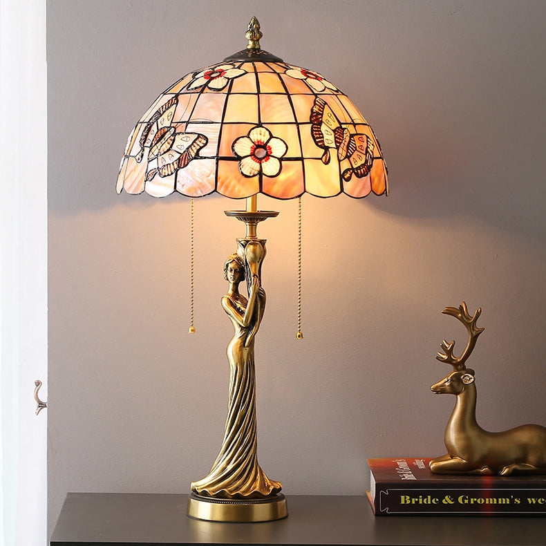Goddess Dome Copper Shell Table Lamp