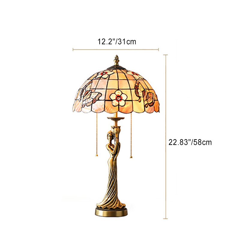 Goddess Dome Copper Shell Table Lamp