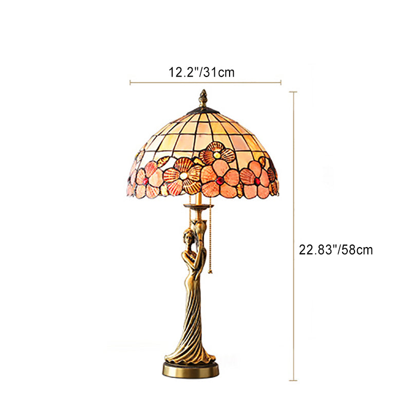 Goddess Dome Copper Shell Table Lamp