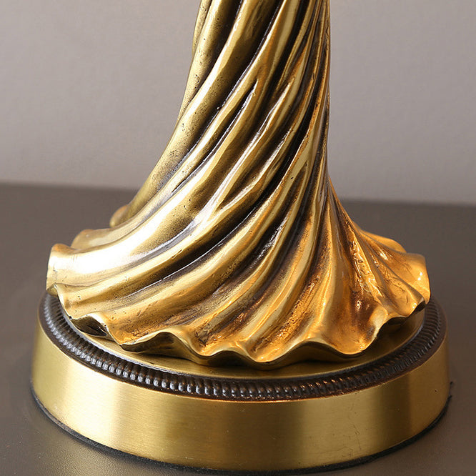 Goddess Dome Copper Shell Table Lamp