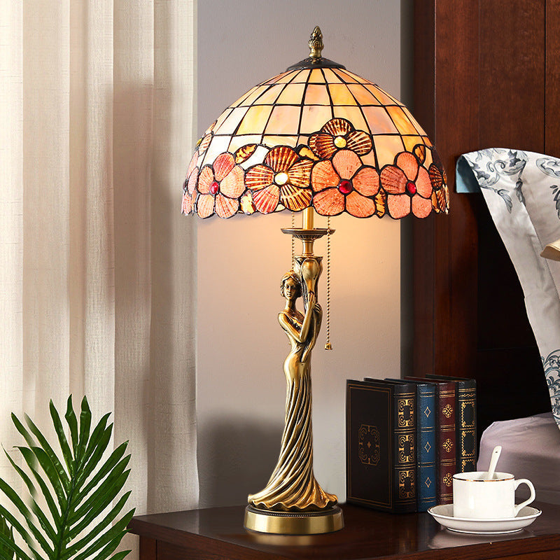 Goddess Dome Copper Shell Table Lamp