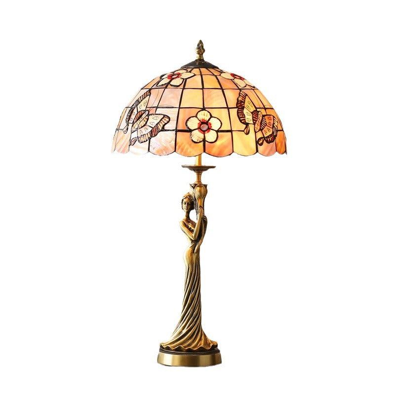 Goddess Dome Copper Shell Table Lamp