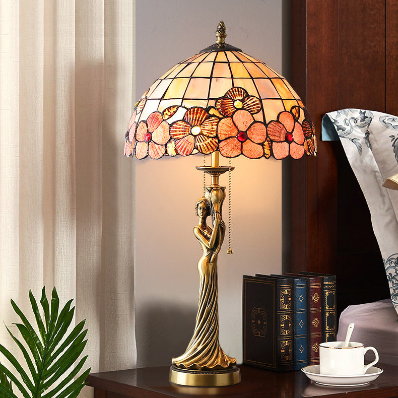 Goddess Dome Copper Shell Table Lamp