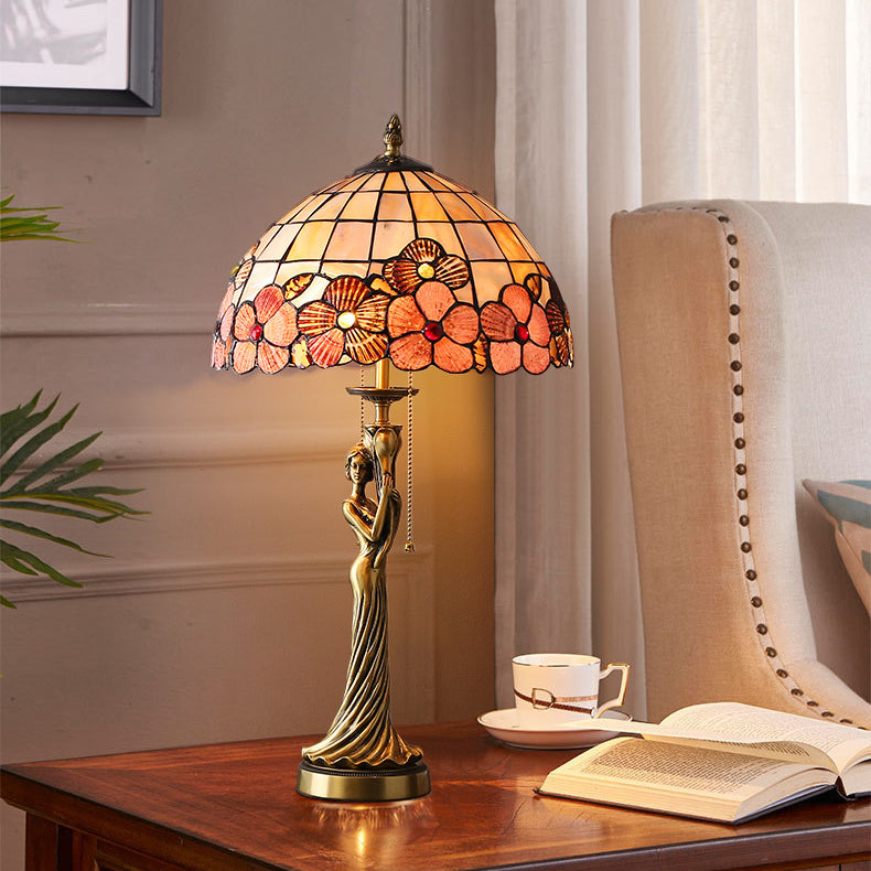 Goddess Dome Copper Shell Table Lamp