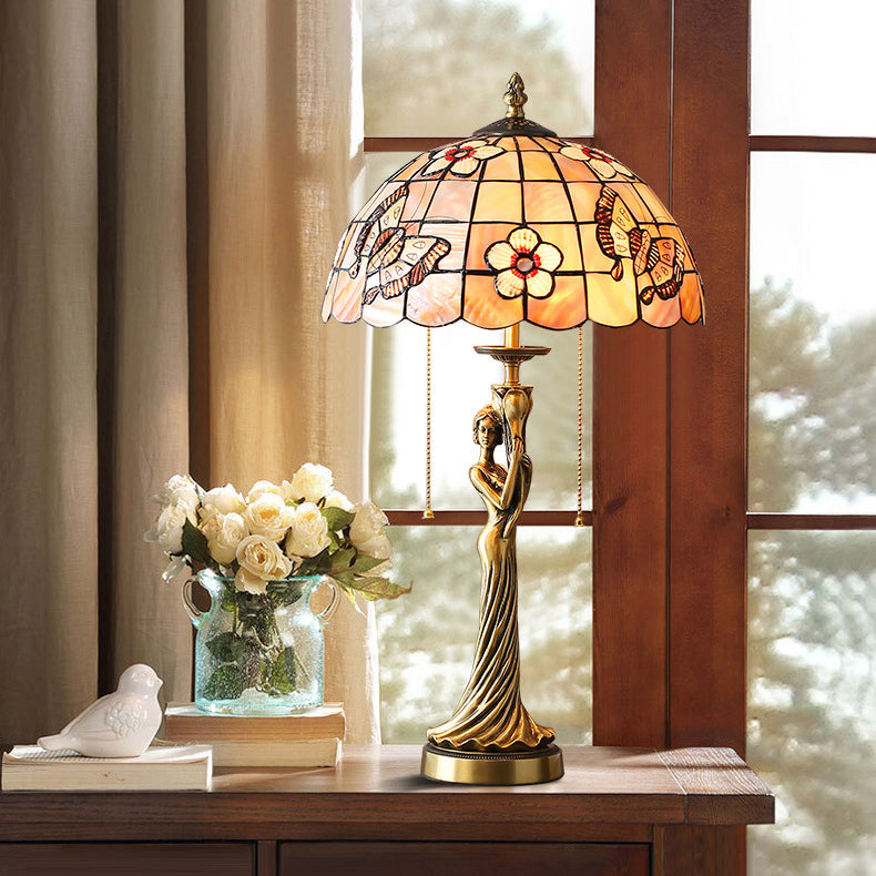 Goddess Dome Copper Shell Table Lamp