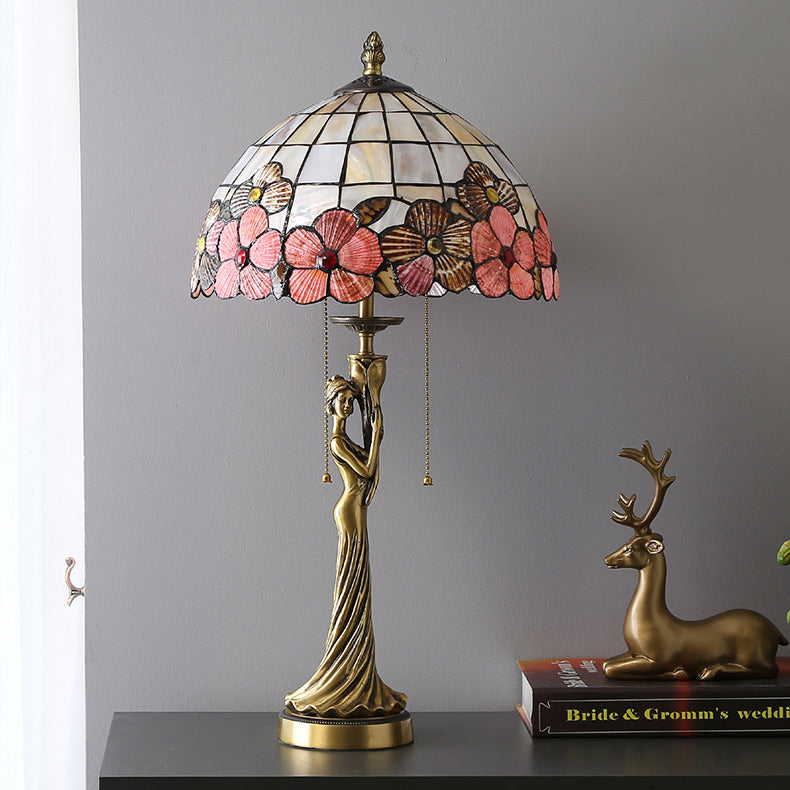 Goddess Dome Copper Shell Table Lamp