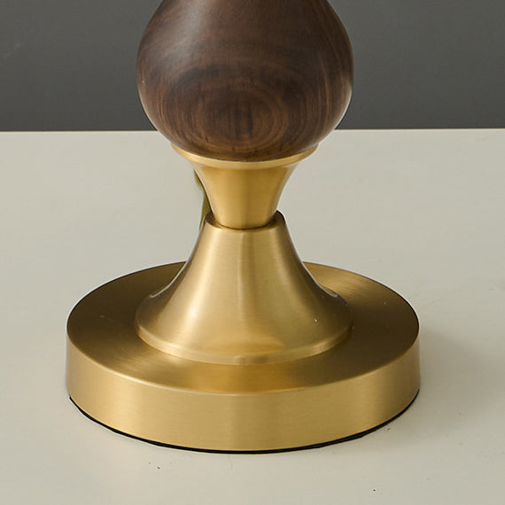 Frustum Cone Copper Black Table Lamp