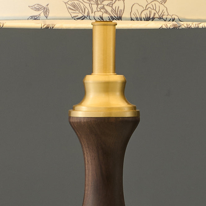 Frustum Cone Copper Black Table Lamp