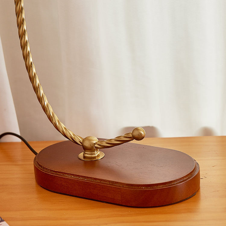 Dome Iron Ceramic Solid Table Lamp