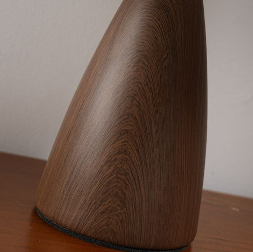Dome Iron Walnut Wood Table Lamp