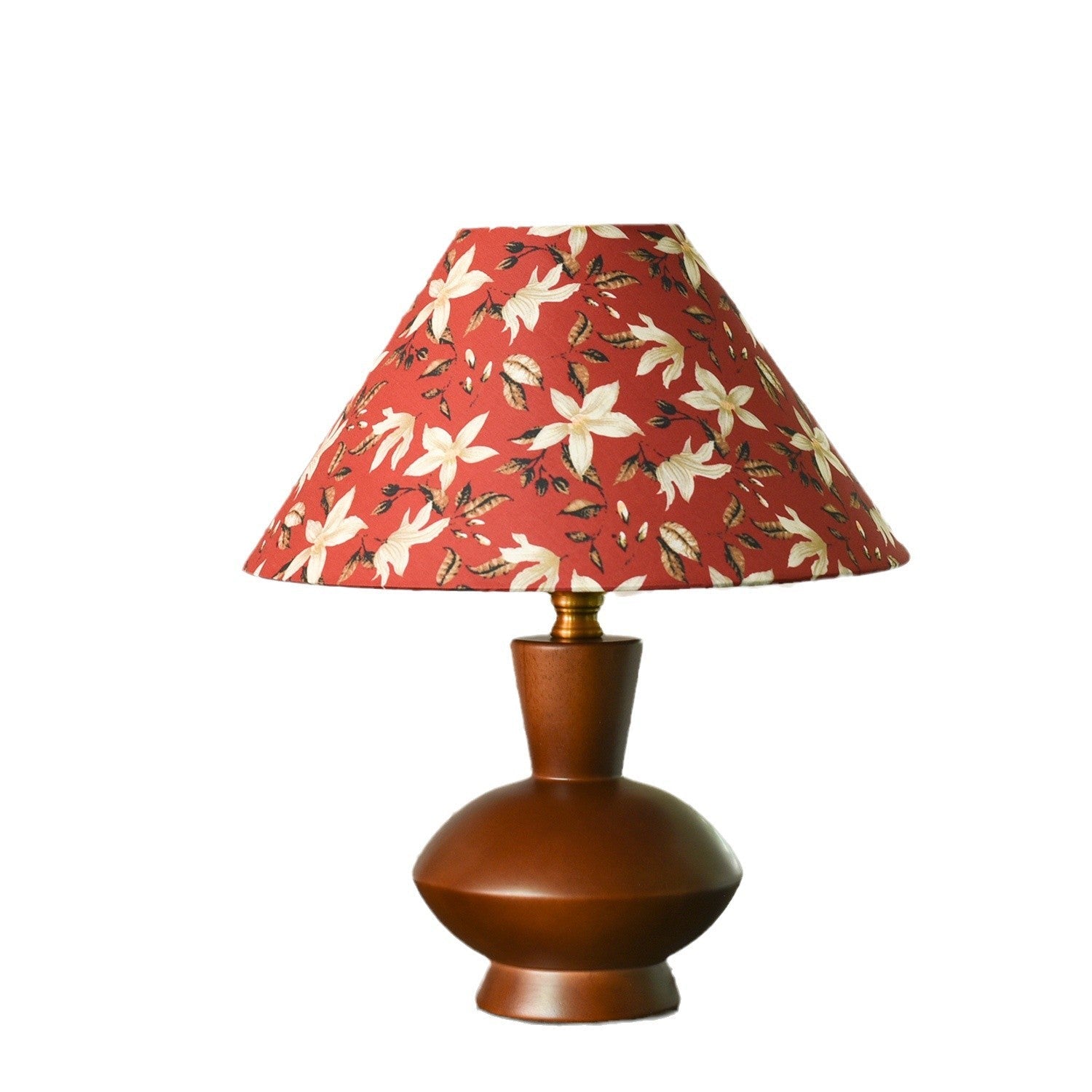 Frustum Cone Fabric Solid Table Lamp