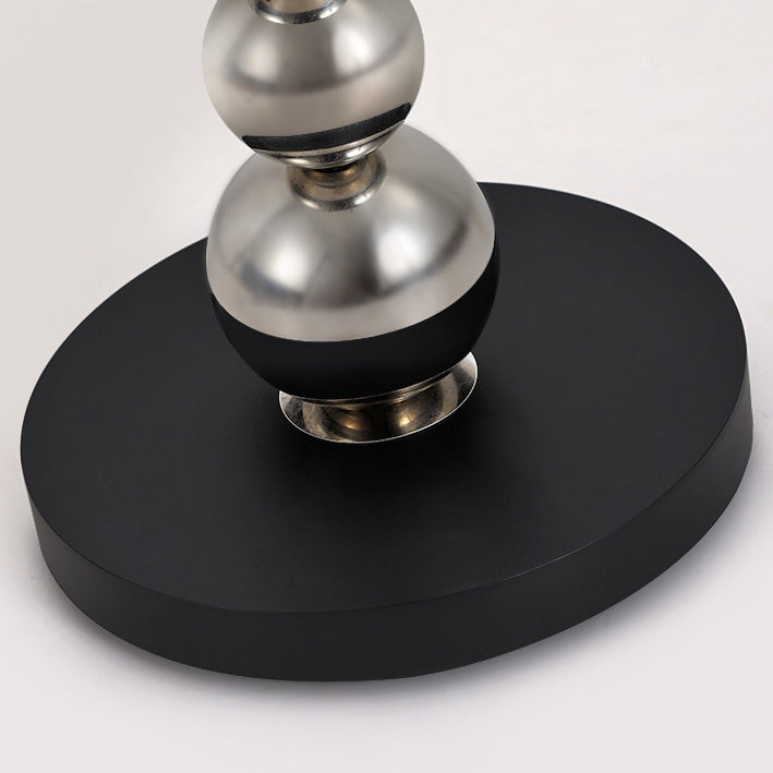 Cylinder Iron Aluminum Fabric Floor Lamp