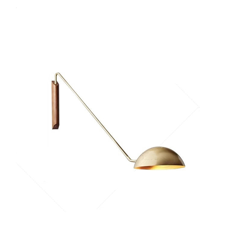 Hemisphere Iron Bedroom Wall Lamp