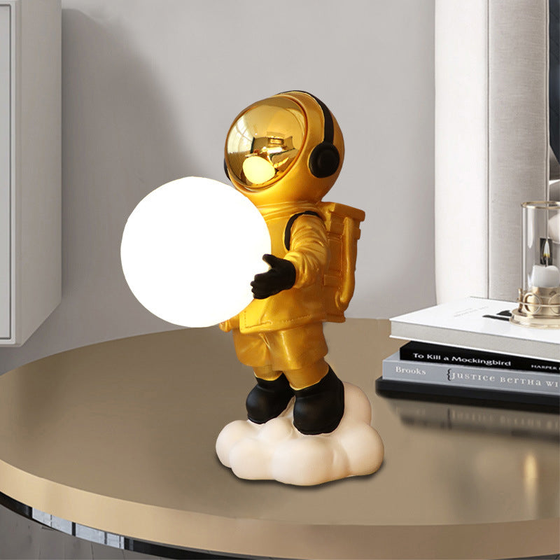 Astronaut PC Resin Bedroom Table Lamp