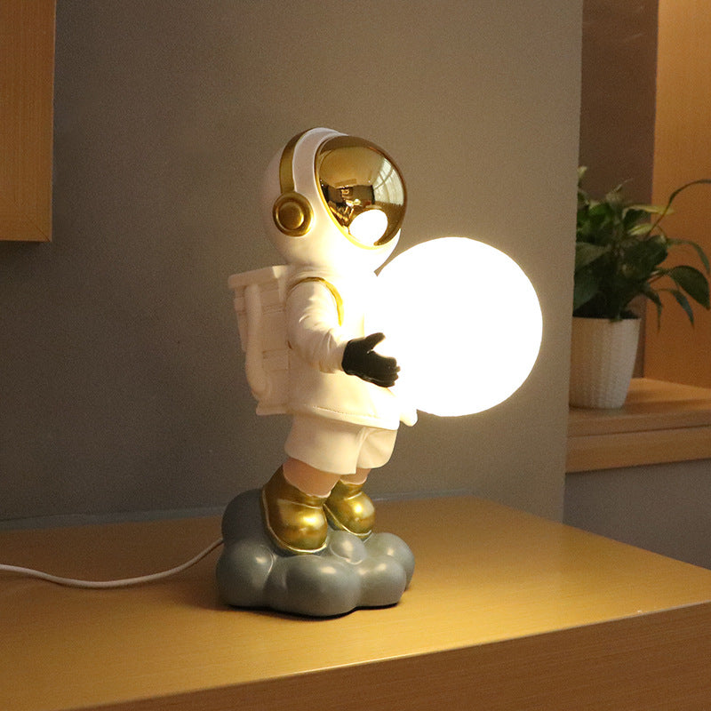 Astronaut PC Resin Bedroom Table Lamp