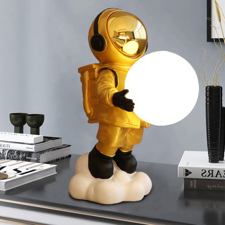 Astronaut PC Resin Bedroom Table Lamp