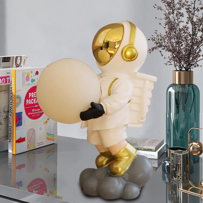 Astronaut PC Resin Bedroom Table Lamp