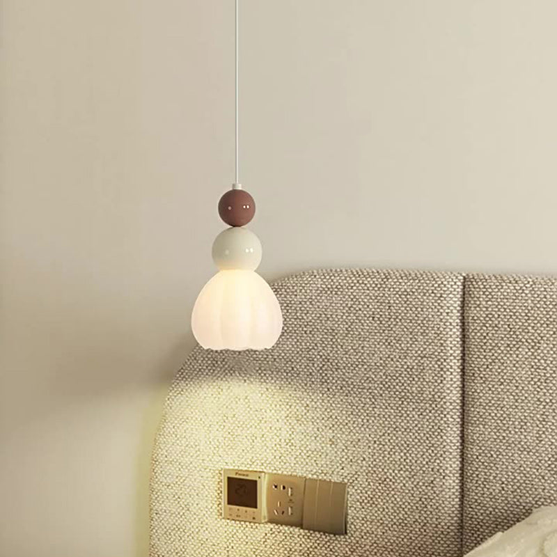 Ball Metal Glass Bedroom Wall Lamp