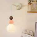 Ball Metal Glass Bedroom Wall Lamp