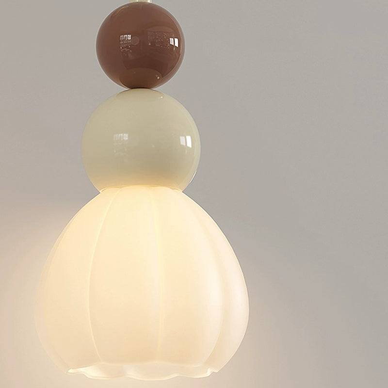 Ball Metal Glass Bedroom Wall Lamp