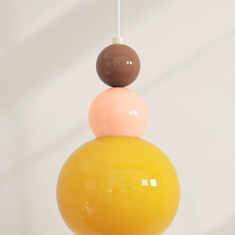 Ball Metal Glass Bedroom Wall Lamp
