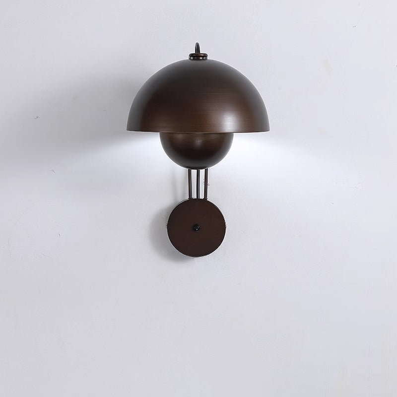 Dome Iron Bedroom Wall Lamp