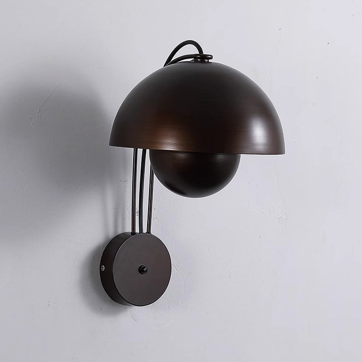 Dome Iron Bedroom Wall Lamp