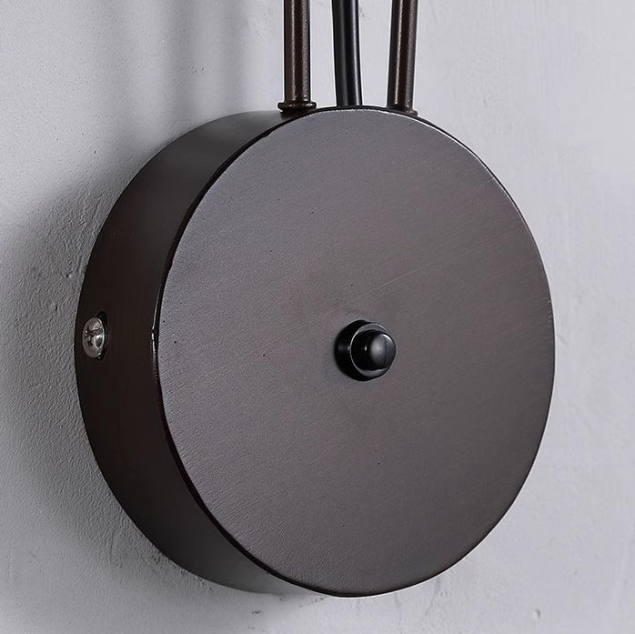 Dome Iron Bedroom Wall Lamp